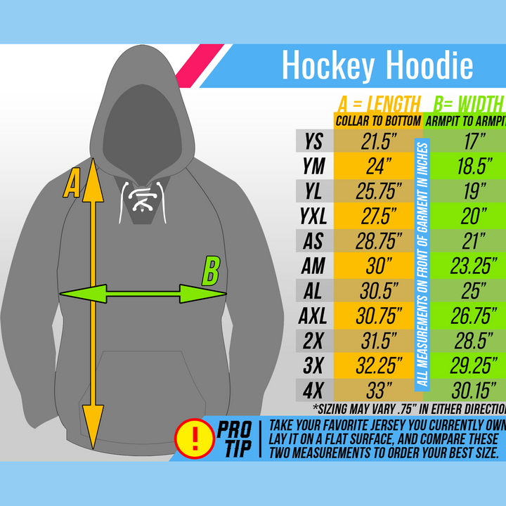 Charlestown Chiefs Slap Shot Custom Lace-Up Hockey Hoodie Sweater