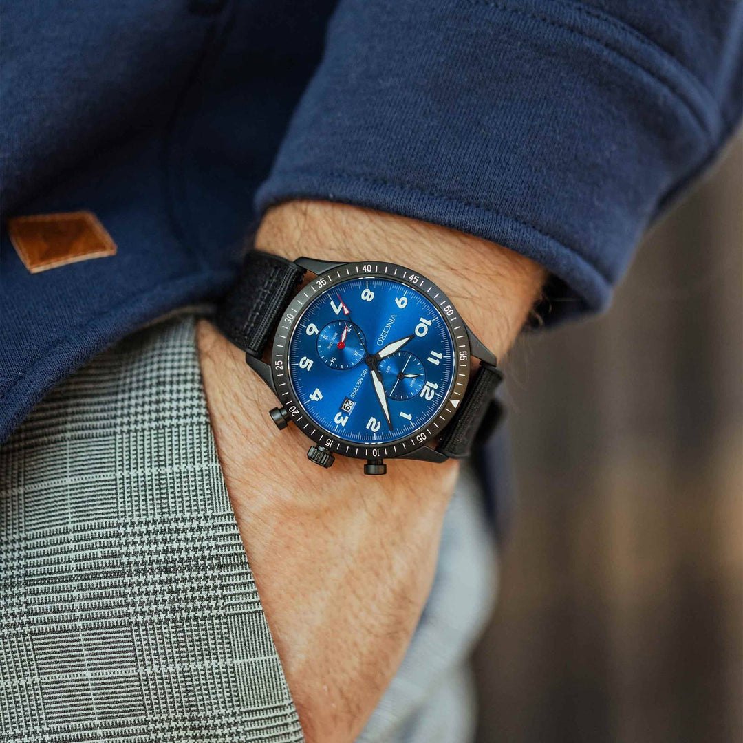 Vincero Collective The Altitude - Matte Black/Cobalt