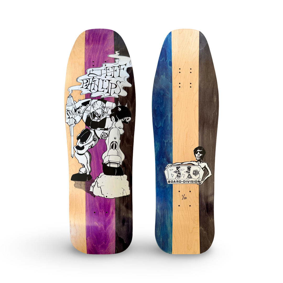 Jeff Phillips BBC Gundam Limited Edition, HAND-PAINTED Deck (1 of 10)