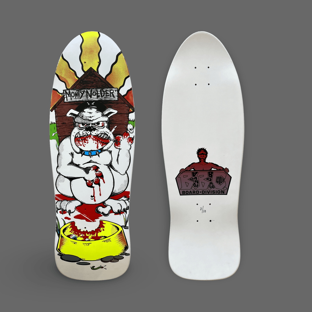 Monty Nolder Bulldog Skateboard Deck - Limited Edition