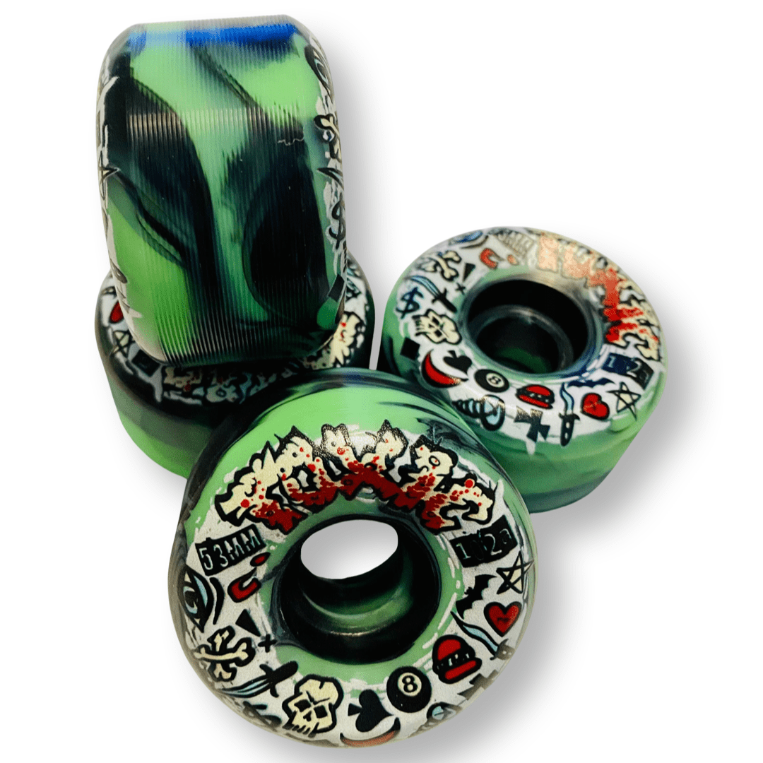 Toxic Team 53mm/102a Wheels for Speed and Grip