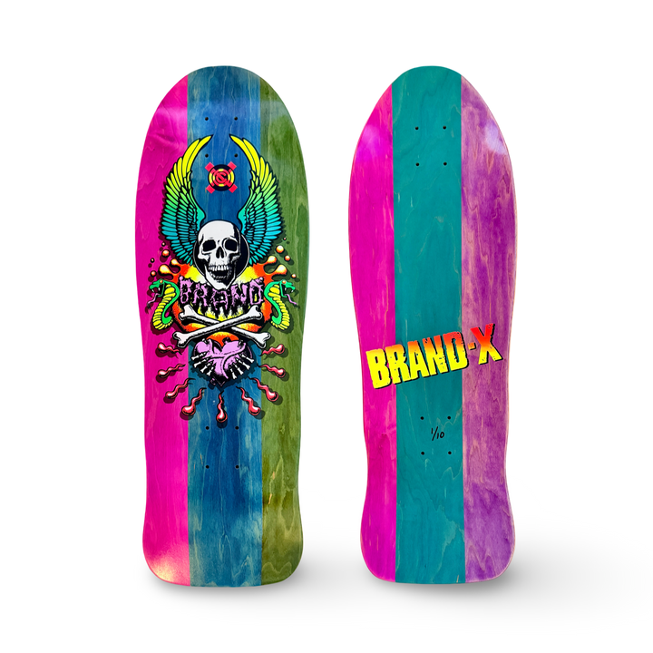 X-Con Limited Edition, HAND-PAINTED 10"x30" Deck (1 of 10)