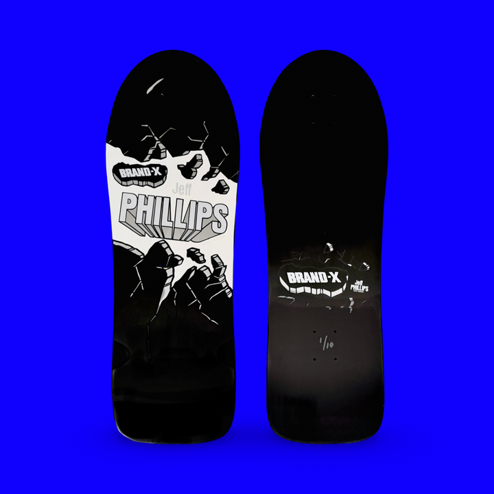 Jeff Phillips BREAKOUT Limited Edition Series, HAND-PAINTED Metallic Deck (1 of 10)