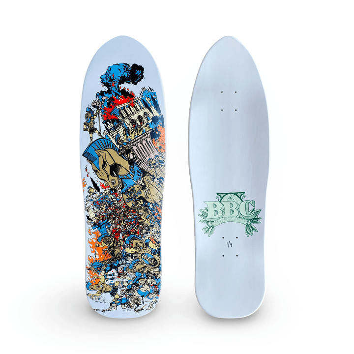 Hand-Painted Limited Edition Skateboard - BBC Troy Chason
