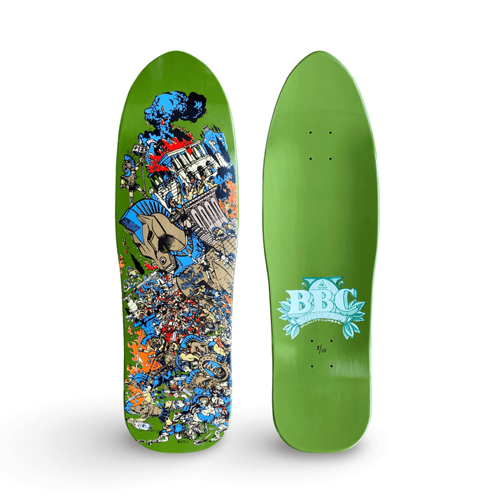 Hand-Painted Limited Edition Skateboard - BBC Troy Chason