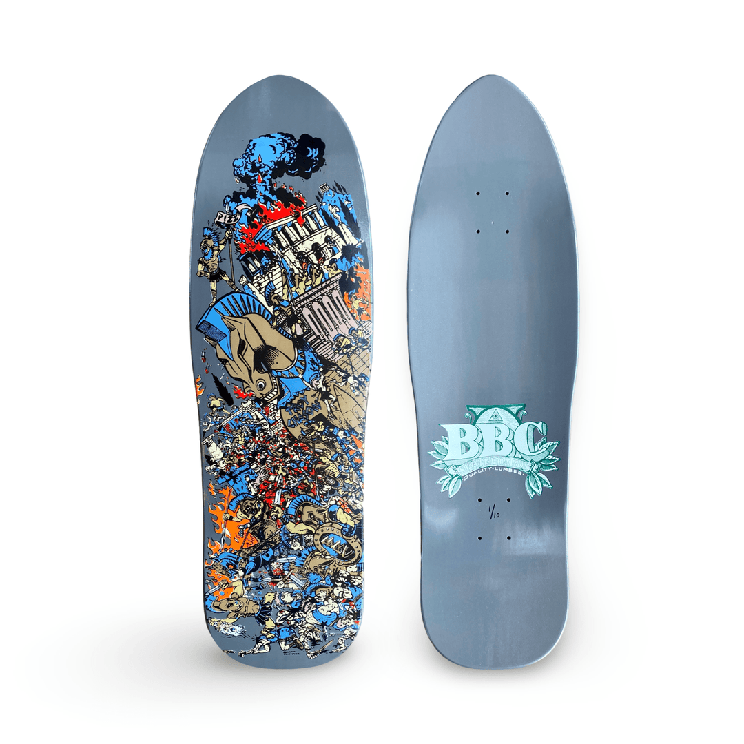 Hand-Painted Limited Edition Skateboard - BBC Troy Chason