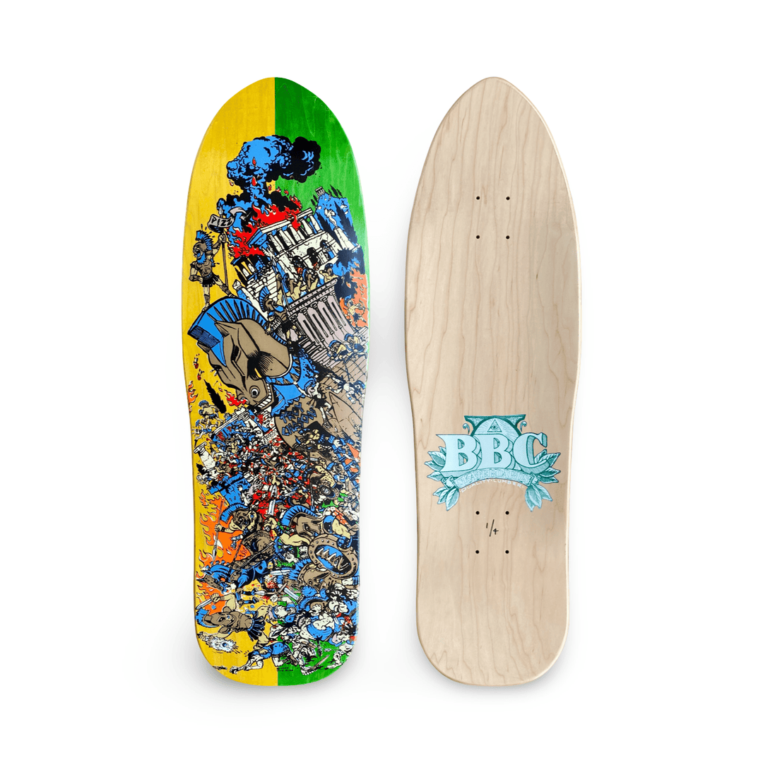 Hand-Painted Limited Edition Skateboard - BBC Troy Chason