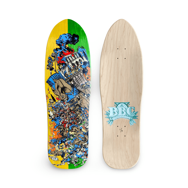 Hand-Painted Limited Edition Skateboard - BBC Troy Chason