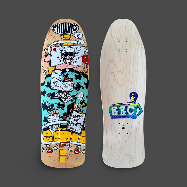 Jeff Phillips Limited Edition Skateboard Deck - Hand-Painted