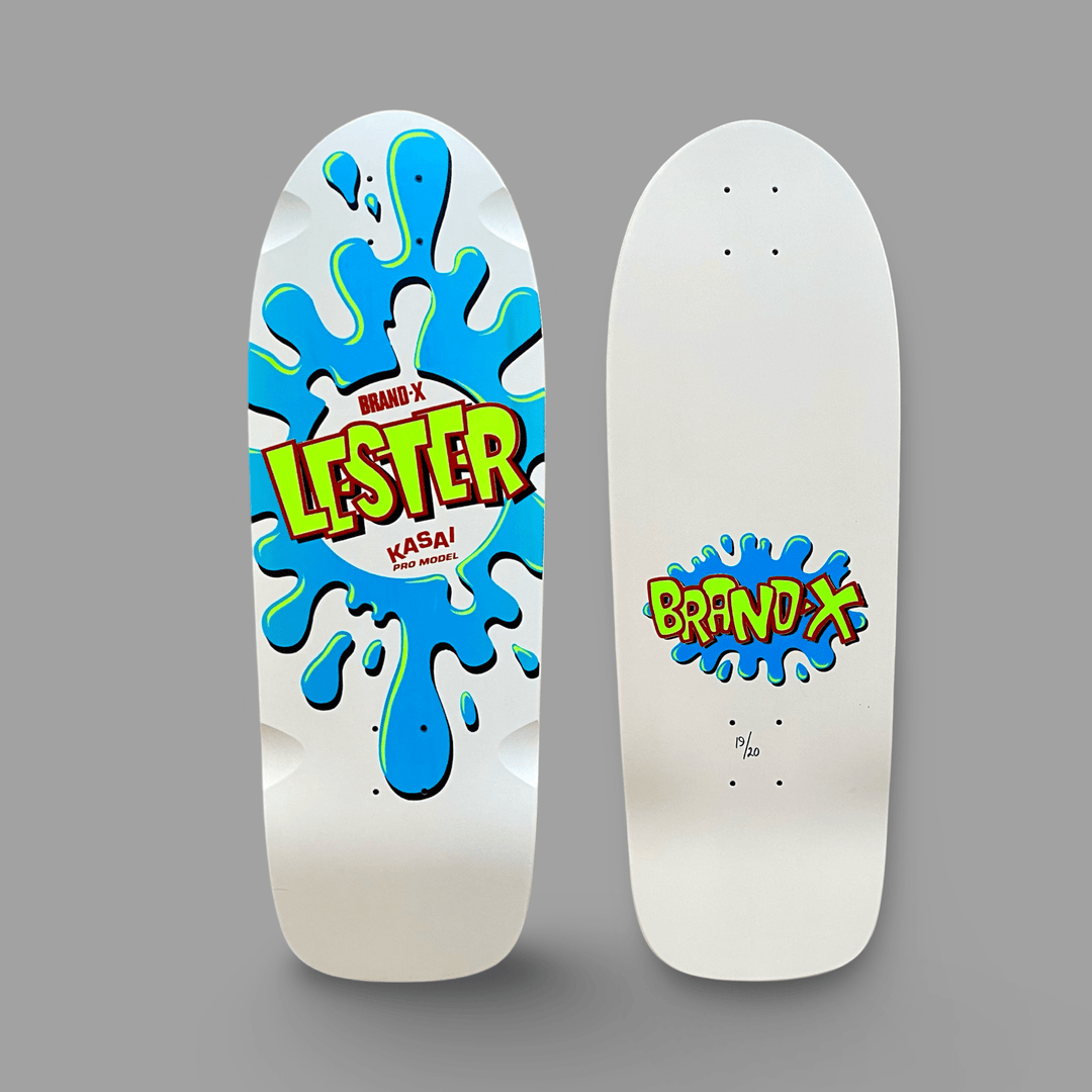 Lester Kasai 10”x30 Hand-Painted Skateboard Deck