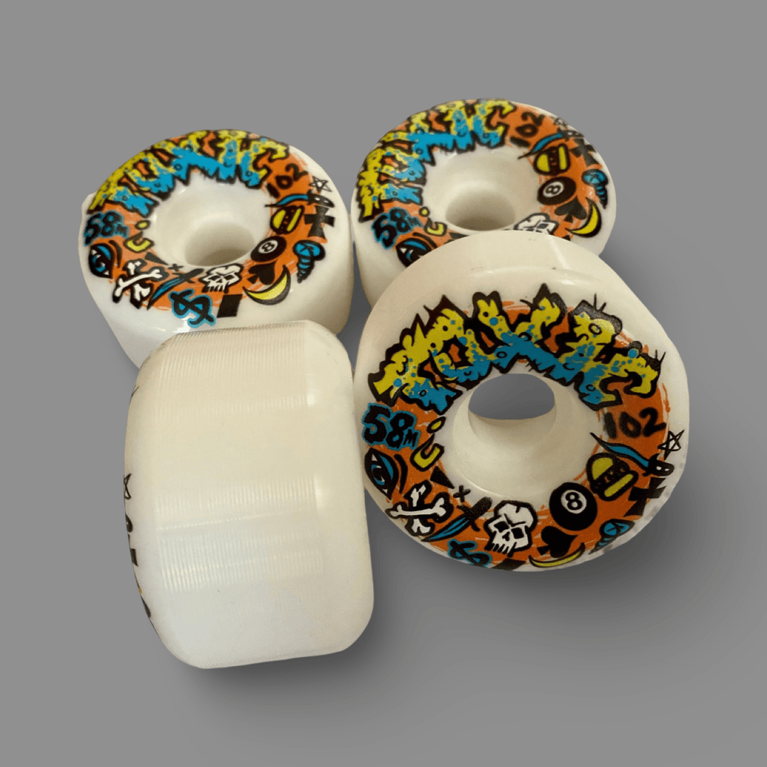 Toxic Team 58mm Wheels 102A - Skateboard Performance