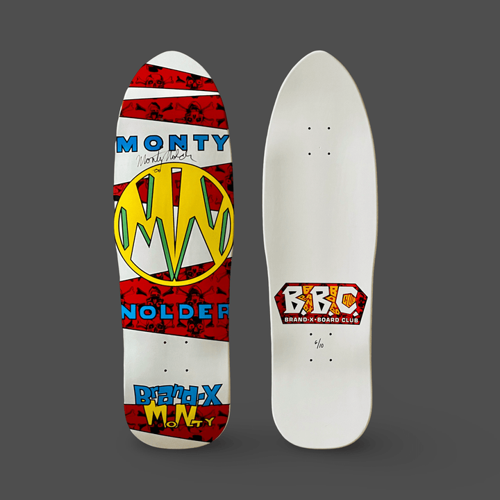 Monty Nolder BBC Limited Edition Deck 9.5"x32" HAND PAINTED 1 of 10 - AUTOGRAPHED