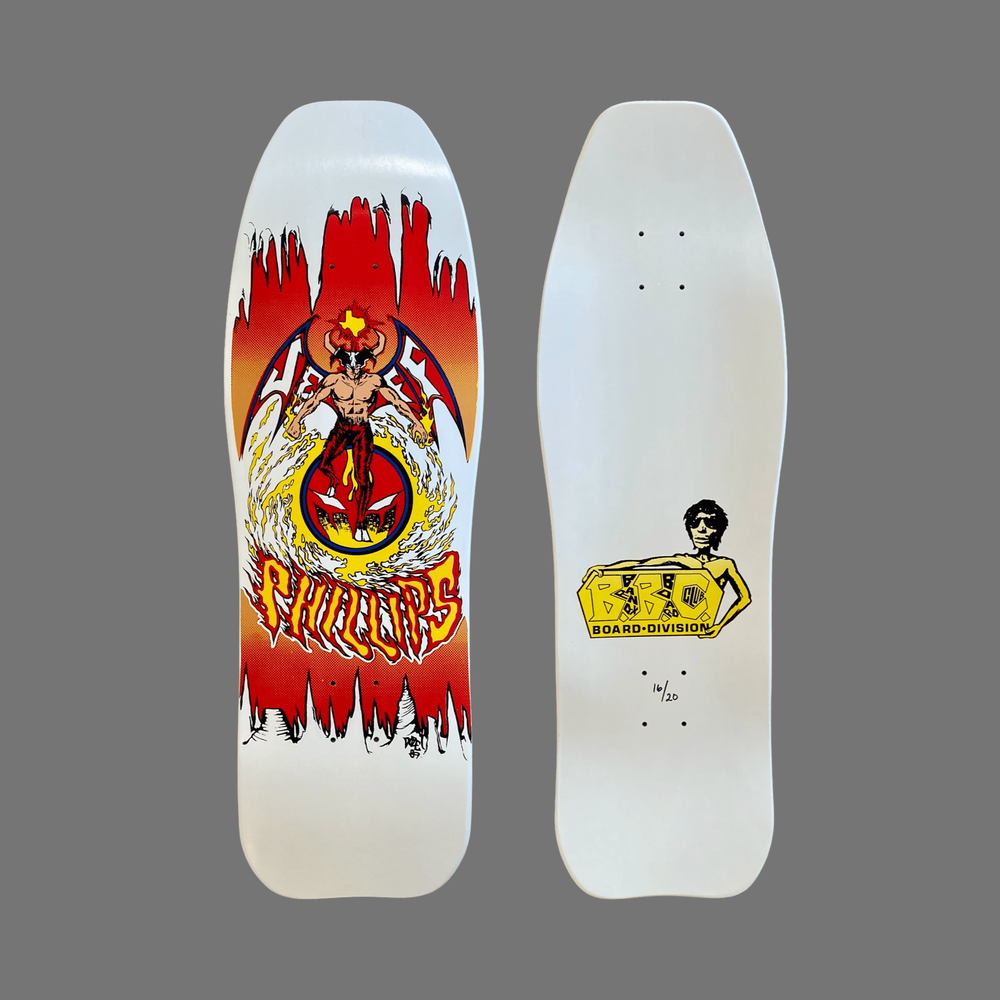 Jeff Phillips Limited Edition Hand Painted Skateboard