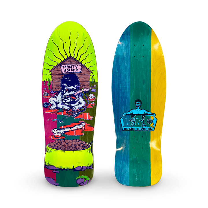 Monty Nolder Bulldog #2 Limited Edition BBC Deck 10.25”x31” HAND-PAINTED 1 of 1