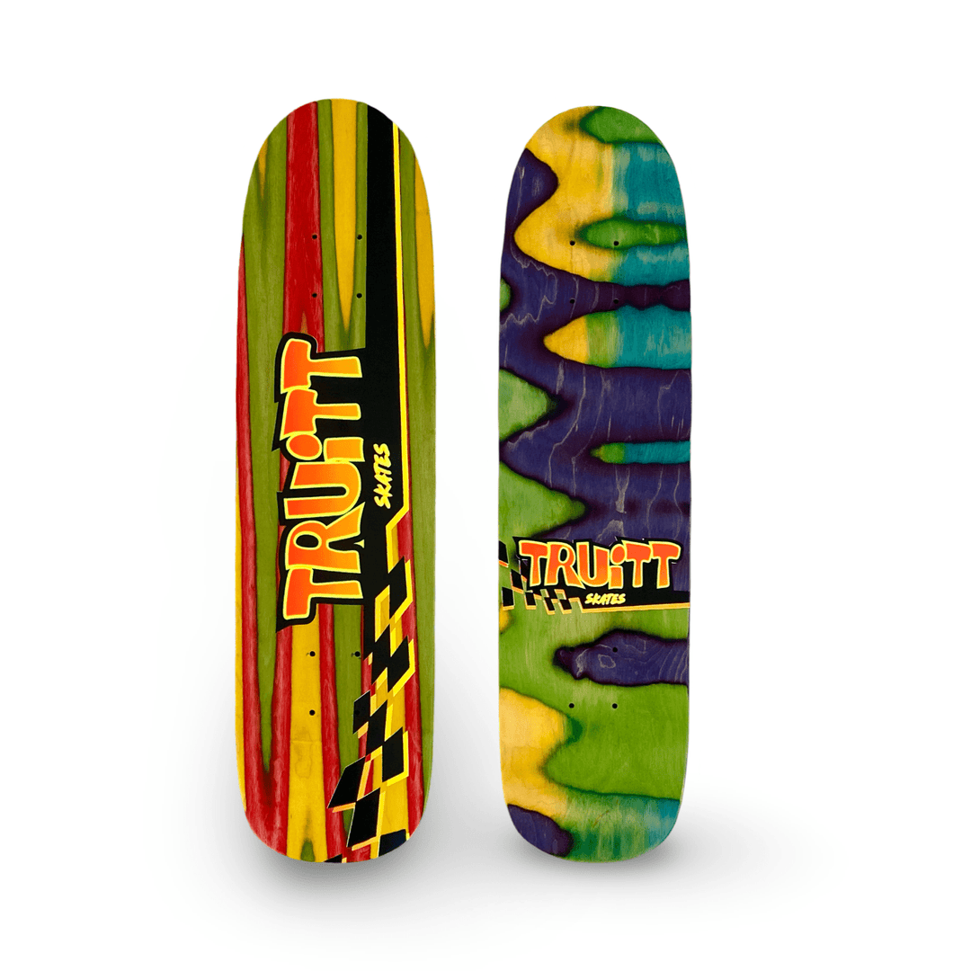 Truitt Skates Freestyle Deck - Spectrum 7.3" x 28" Hand-Painted & Autographed