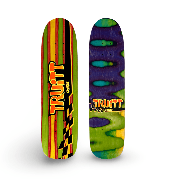 Truitt Skates Freestyle Deck - Spectrum 7.3" x 28" Hand-Painted & Autographed