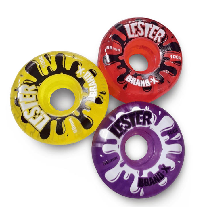 Lester Kasai Transparent Skateboard Wheels 56mm/100a