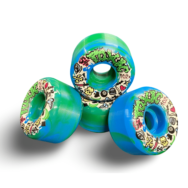 Toxic Team VERY HARD Wheels 54mm/102a