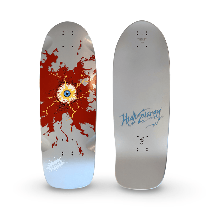 Limited Edition Hand-Painted Electric Eye Skateboard Deck