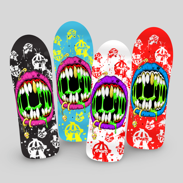 Limited Edition Slime Mouth Skateboard Deck by Brand-X