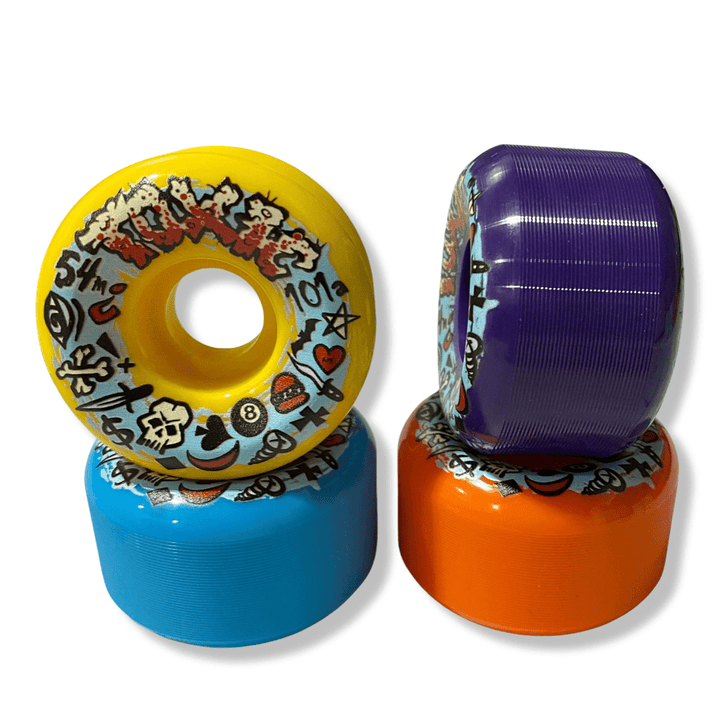 Toxic Team 54mm Hard Skateboard Wheels