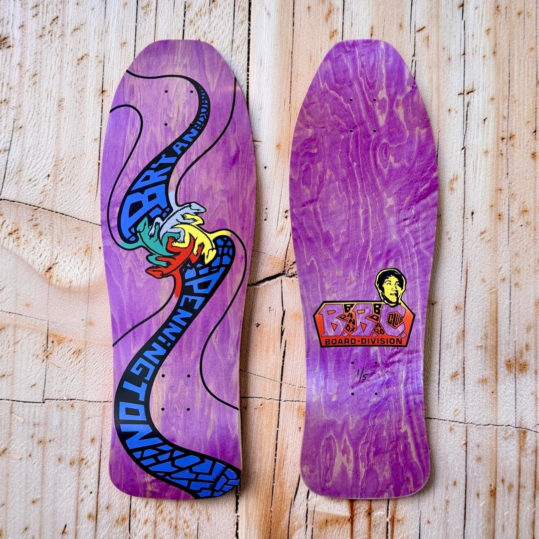 BBC Bryan Pennington Escher Lizard Skateboard Deck