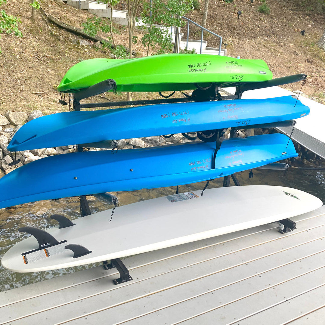 Chesapeake Kayak Storage Rack Over Water Use