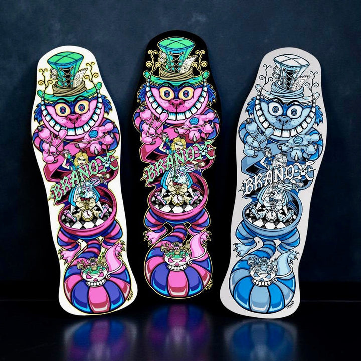 Brand-X Skateboards Master Manipulator 10"x30.25" Limited Edition Deck HAND PAINTED PRE-ORDER, DECEMBER