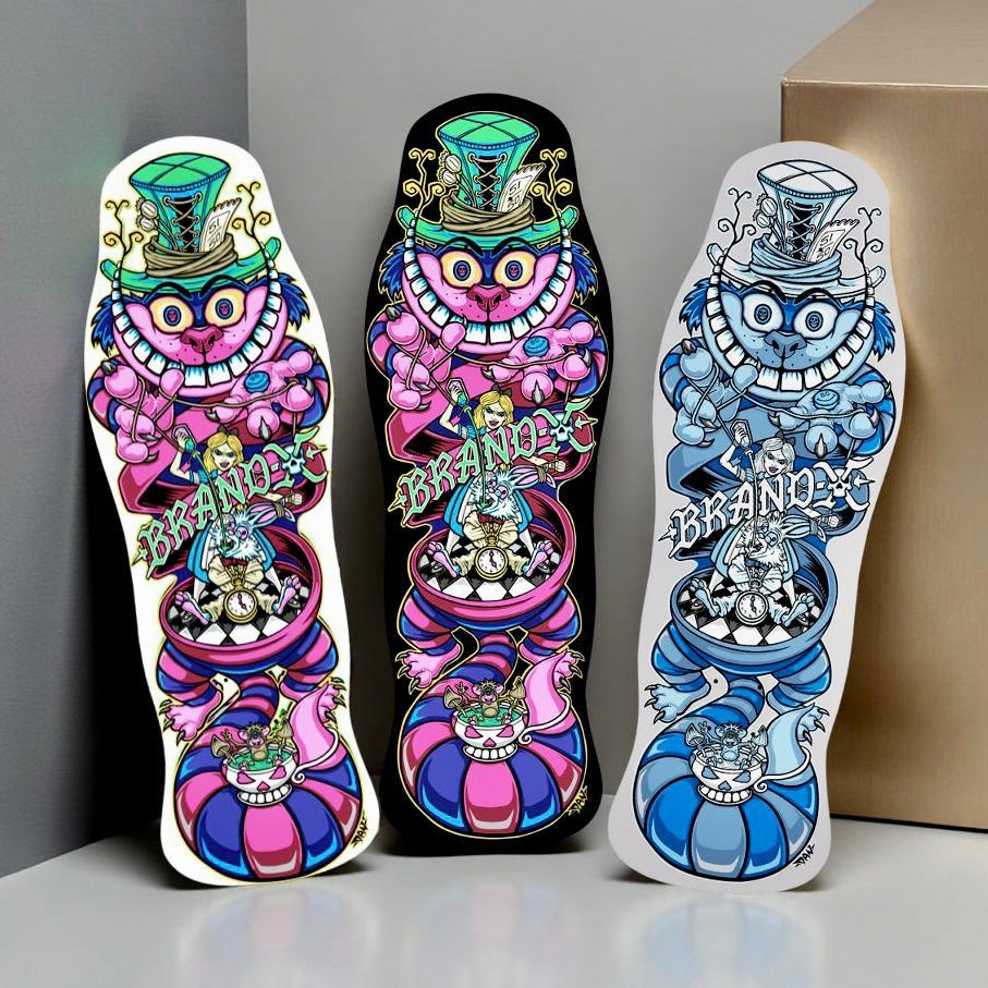 Brand-X Skateboards Master Manipulator 10"x30.25" Limited Edition Deck HAND PAINTED PRE-ORDER, DECEMBER