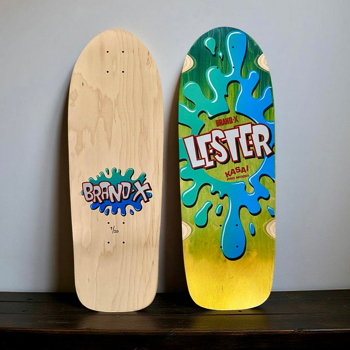Lester Kasai 10”x30” Double Fade, Limited Edition, HAND PAINTED Deck 1 of 20
