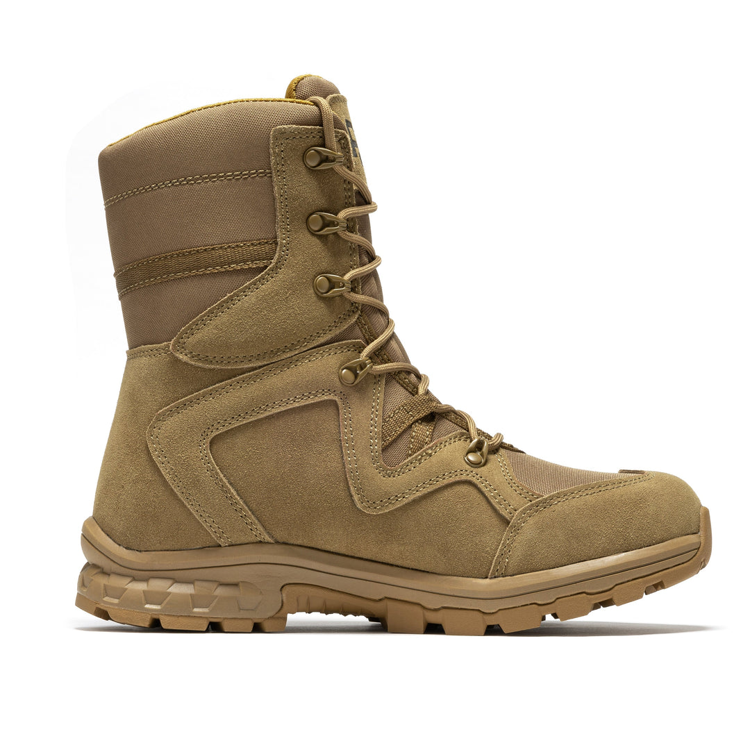 ROCKROOSTER Colmar Coyote 8 inch Suede Leather Waterproof Tactical &amp; Military Boots AB520