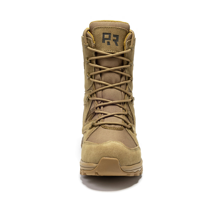 ROCKROOSTER Colmar Coyote 8 inch Suede Leather Waterproof Tactical &amp; Military Boots AB520
