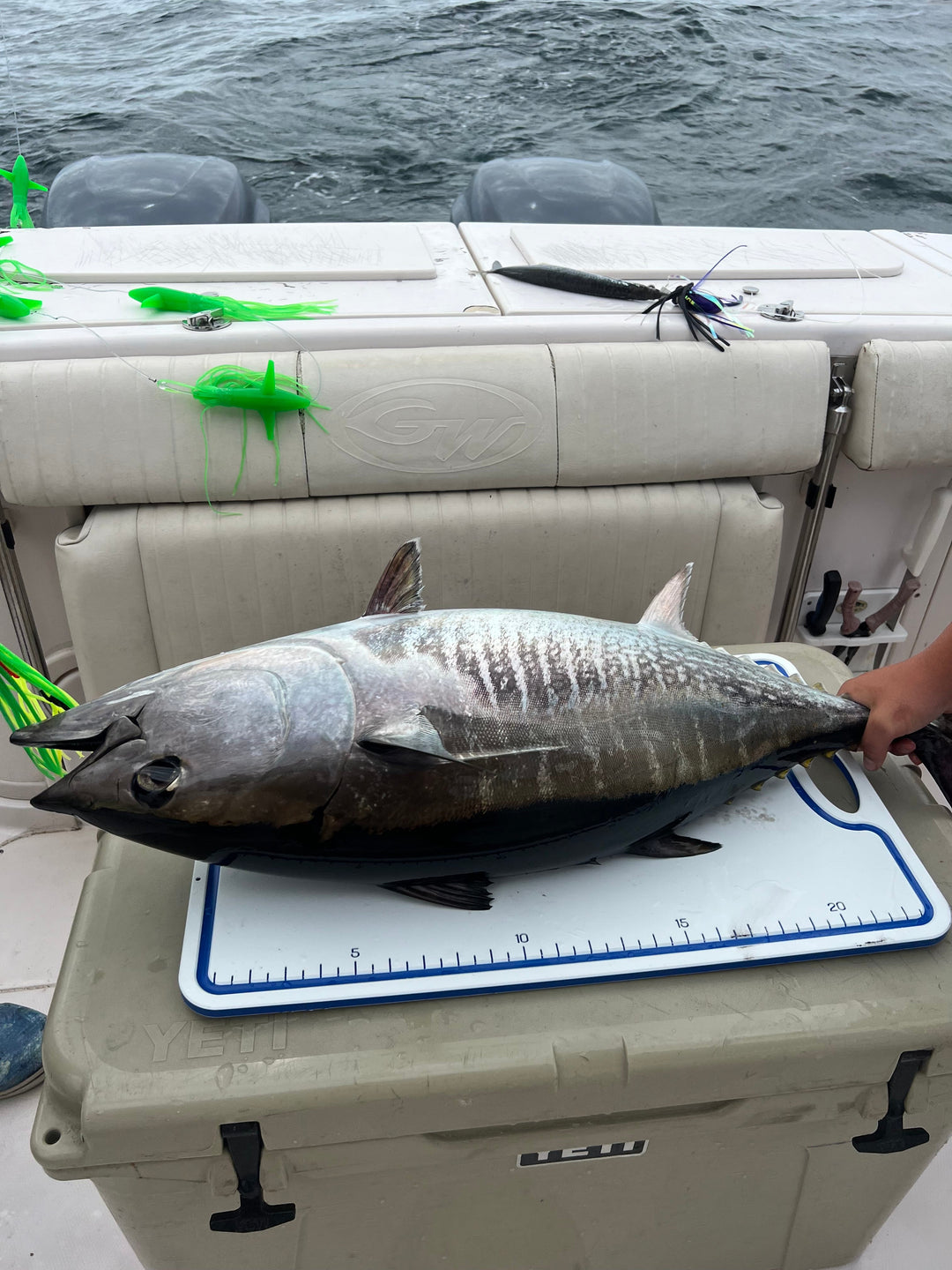 TRAPSKI Premium Bucket or Cooler Fishing Cutting Board | Made in the USA