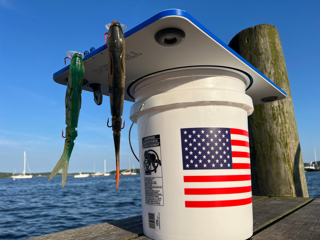 TRAPSKI Premium Bucket or Cooler Fishing Cutting Board | Made in the USA