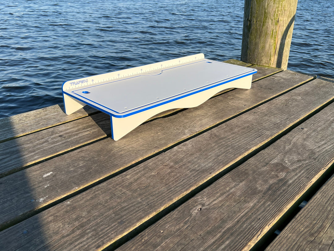 TRAPSKI Premium Double Bucket 33" Raised Fillet Table Cutting Board | Made in the USA