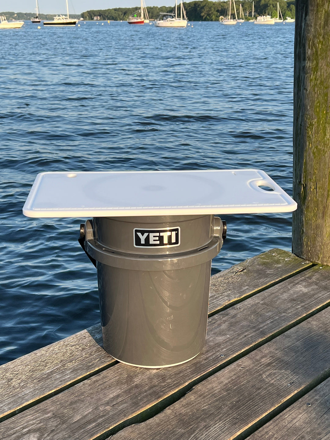 TRAPSKI Premium Bucket or Cooler Fishing Cutting Board | Made in the USA