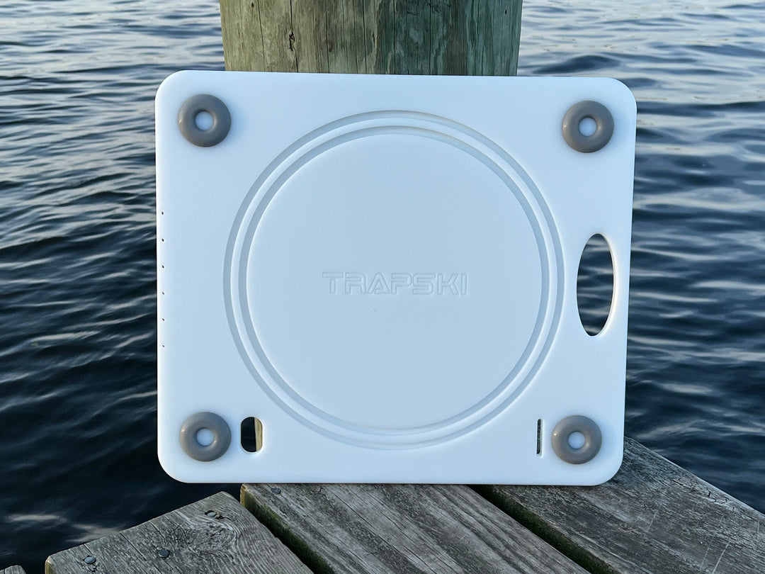 TRAPSKI Premium Bucket or Cooler Fishing Cutting Board | Made in the USA