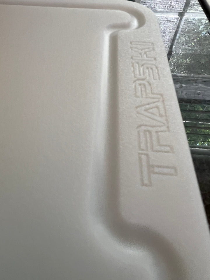 TRAPSKI Premium 1/2 Inch Thick HDPE Cutting Boards | Food-Grade Kitchen Prep Surface | Juice Grooves | Made in the USA