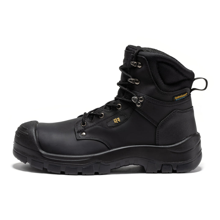 ROCKROOSTER Woodland Black 6 inch Waterproof Composite Toe Leather Work Boots AK662