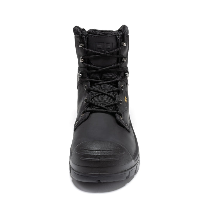 ROCKROOSTER Woodland Black 6 inch Waterproof Composite Toe Leather Work Boots AK662