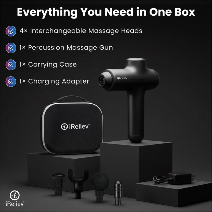 iReliev Percussion Massage Gun