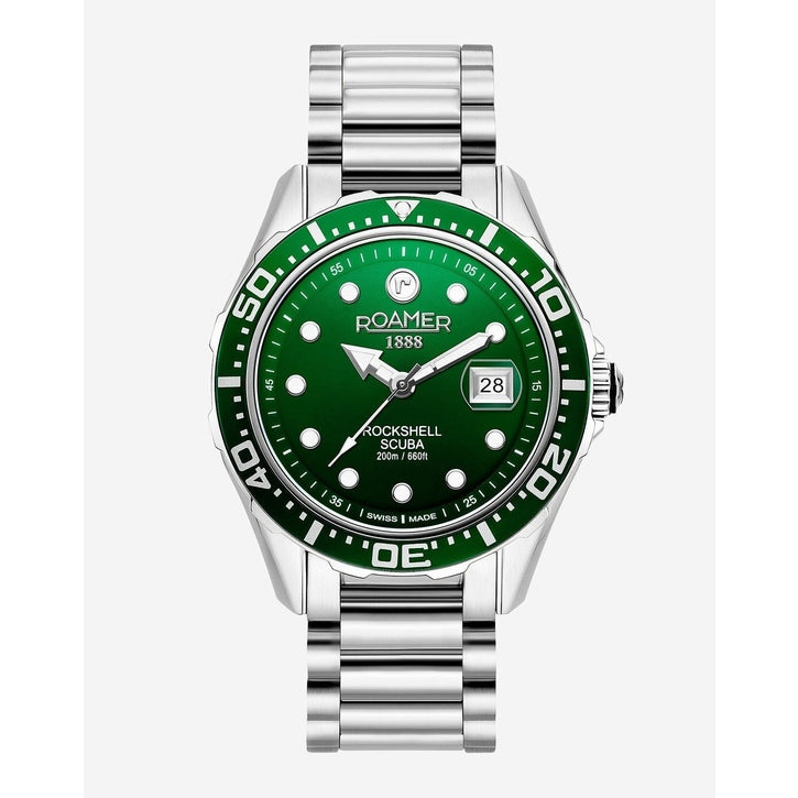 Rockshell Mark III Automatic Dive Watch with Green Dial