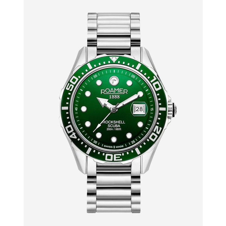 Rockshell Mark III Automatic Dive Watch with Green Dial