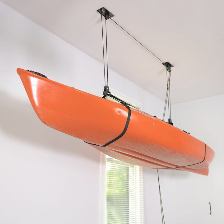 Overhead Kayak Storage Solution for Easy Storage