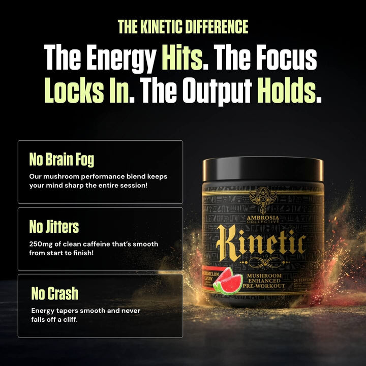 Kinetic™ - Mushroom Enhanced Pre-Workout Supplement