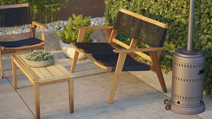 Kingsmen Loveseat Bench for Indoor and Outdoor Use