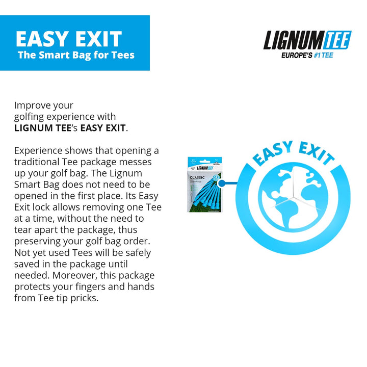 Lignum Tee - Classic Golf Tee Eco