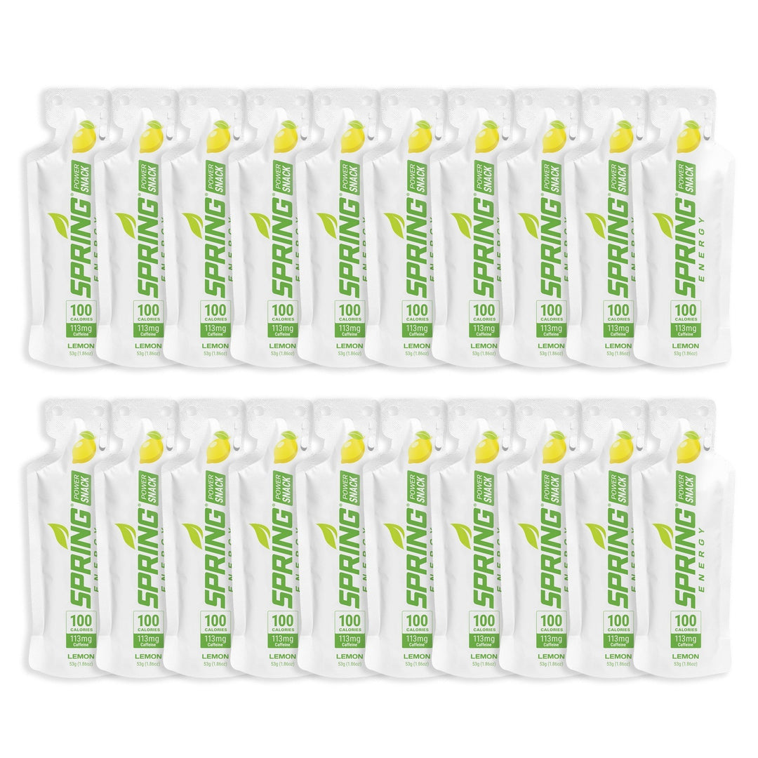 myspringenergy Lemon Power Snack with 113 mg of Caffeine 100 Kcal