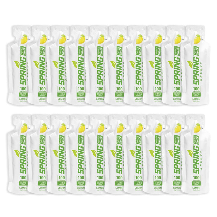 myspringenergy Lemon Power Snack with 113 mg of Caffeine 100 Kcal