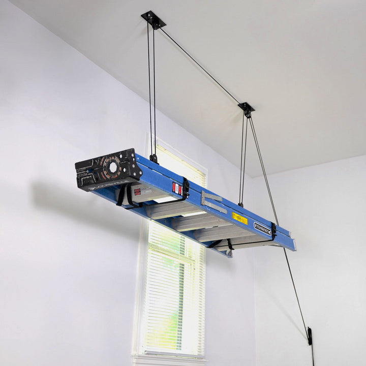 Ladder Hoist Storage for 150 lbs Capacity and 14' Lift